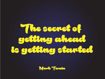 Mark Twain was a smart guy quote type yellow