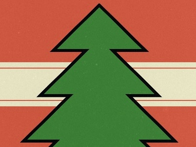 Merry Christmas! christmas christmas tree december holidays red stripes tree