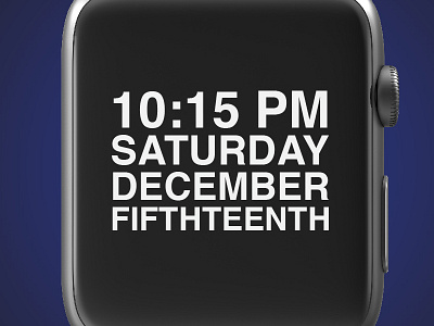 iWatch Face Design Idea apple face iwatch text time watt