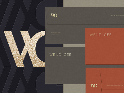 Wendi Gee Interior Design Branding branding graphic design interior design logo stationery