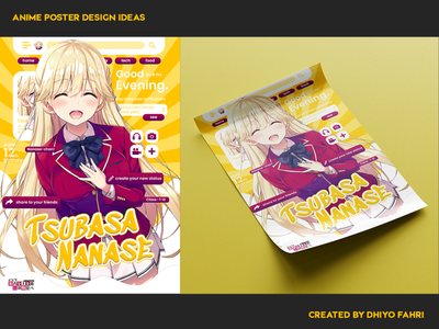 ANIME POSTER DESIGN IDEAS by Disenku on Dribbble