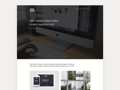 New portfolio site graphic design portfolio web design website