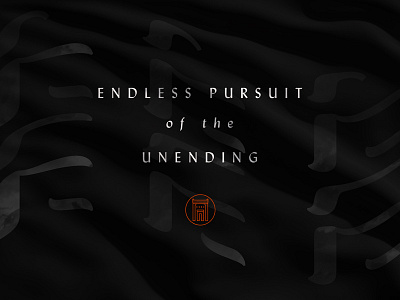 Endless Pursuit calligraphic hebrew typography