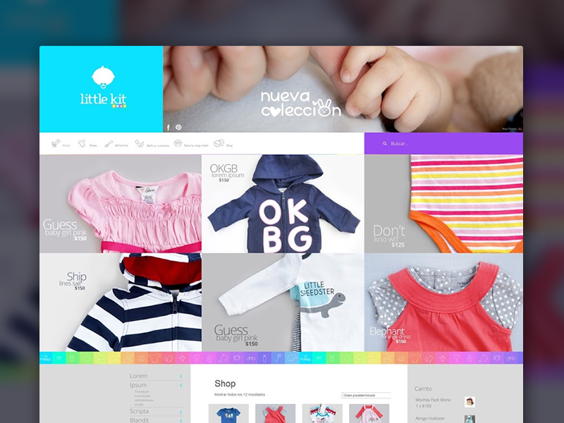 Little Kit Shop by Alberto Hartzet on Dribbble