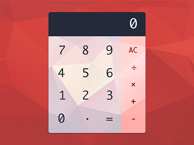 Daily UI 004 - Calculator 004 calculator dailyui designchallenge geometric patterns