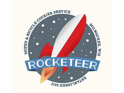 Rocketeer Logo branding identity logo