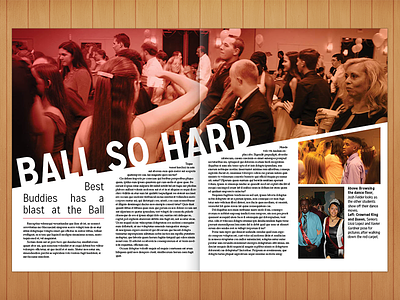 Yearbook Spread ball so hard jay z kanye west print spread yearbook