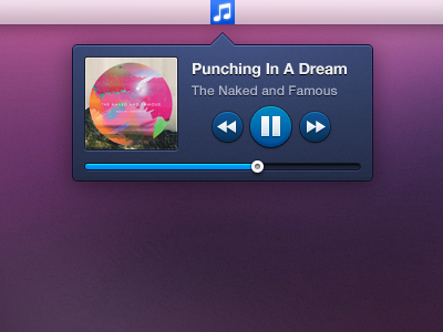 Music widget