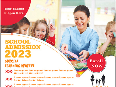 School Admission Flyer Template