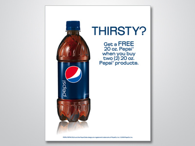 Pepsi Print Ad ad print
