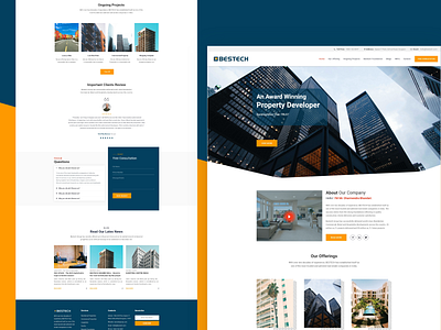 Landing Page - Real Estate design landing page real estate ui uiux user interface design web design websites