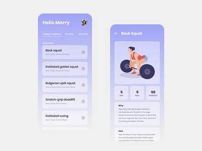 Mobile App - Workout