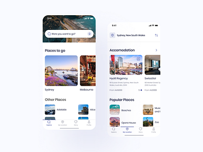 Mobile App Design - Travel