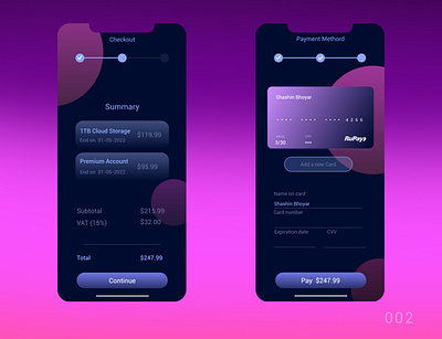 Credit Card Checkout dailyui002