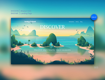 Landing Page dailyui ui
