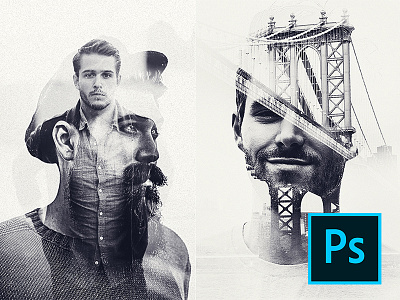 Double Exposure Photoshop Action