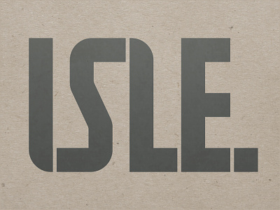 ISLE Ltd. architecture bold boldletters greece greek identity landscape logo logotype period realestate roughpaper
