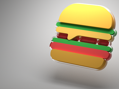 3D Burger 3d blender burger