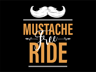 FREE MUSTACHE RIDE leather