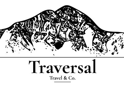 Traversal branding graphic design logo