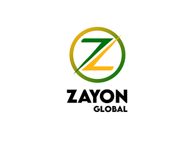 A monogram logo design for ZAYON Global design graphic design logo