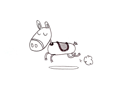 Horse Sketche horse jump pencil sketche