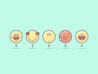 Cool Emoticons Set bad emoji emoticon emotions faces happy laugh lol love smile smileys surprised