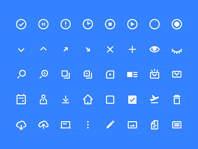 Design System Icons Set cloud design system home icons icons set save status ui kit user