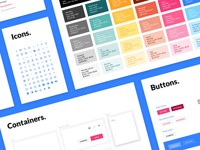 Ligatus Bold Design System buttons colors design system forms icons sketch app type ui kit ux design