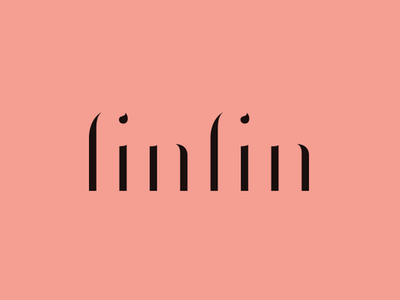 finfin bodoni brand branding fashion logo logotype serif type