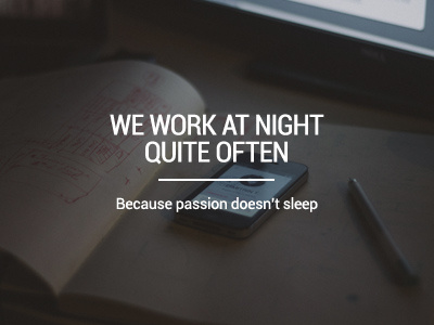 Passion Deson't Sleep