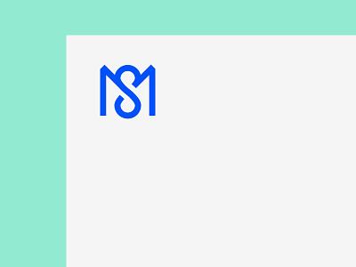 MS letter logo logotype m minimal monogramms simple