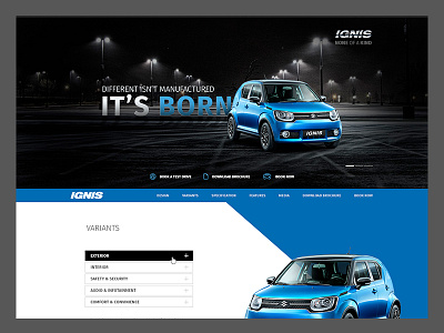 Automobile - Car Website ui ux