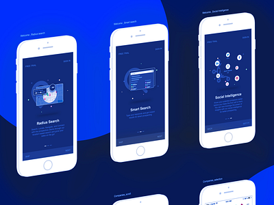 Intro Screens by Prashant Tyagi on Dribbble