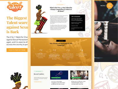 Two-4-One Talent Campaign landing page design ui ux web design