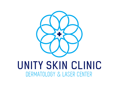 Unity Skin Clinic Logo Concept brand concept logo