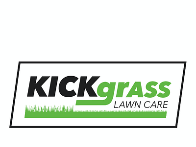 KickGrass Lawn care brand logo