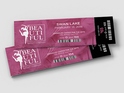 BEAUTIFUL Ballet Company - Tickets art direction arts ballet brand graphic design logo print theater