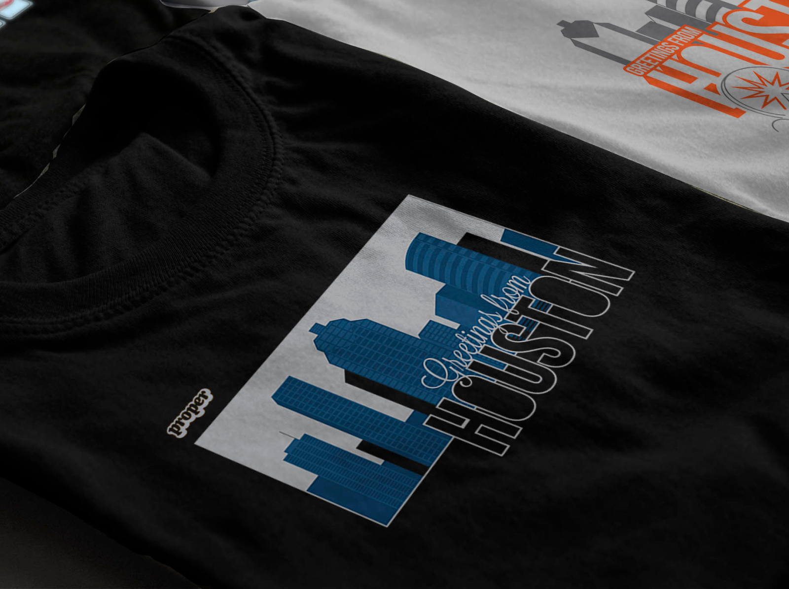 PROPER Houston Tees by Chris Reinecke on Dribbble
