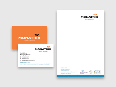 Monatrix - Stationery Design branding graphic design stationery