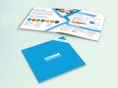 The Coconut Group - Brochure Design branding brochure design graphic design