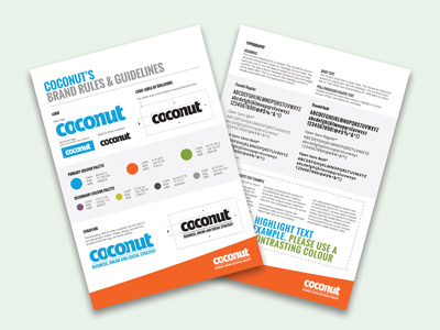 The Coconut Group -  Brand Guidelines