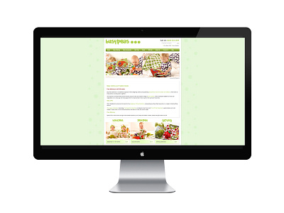 Busy Peas - Website Design design website
