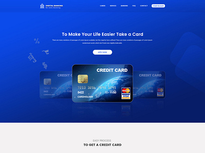 Digital Banking Home Page