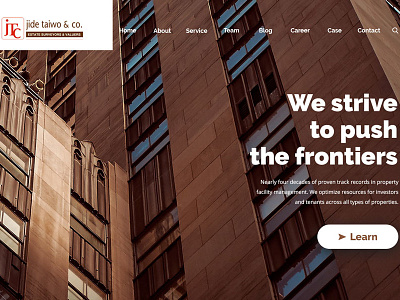 Ellea Creative Project landing page ui design web design website