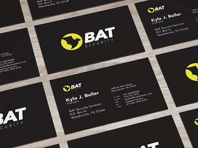 Bat Security Business Cards