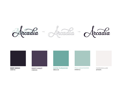 Arcadia Script Branding