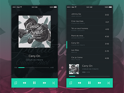 Music Player UI