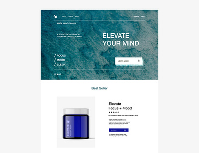 ELEVATE app branding design graphic design illustration landing logo ui ux web