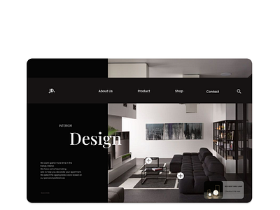 JD - Interior Design Landing Page